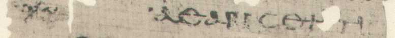 Papyrus Egerton 2: Line 41