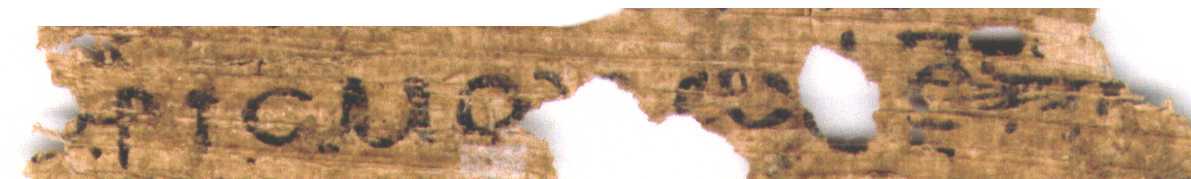 Papyrus Egerton 2: Line 46