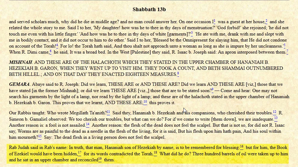 Tractate Shabbat 13b